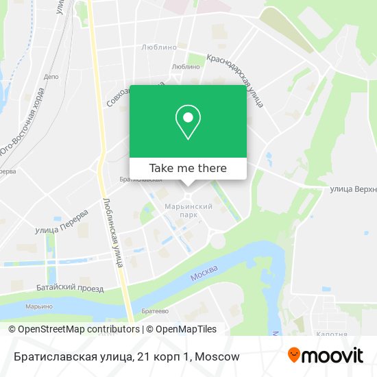 Братиславская улица, 21 корп 1 map