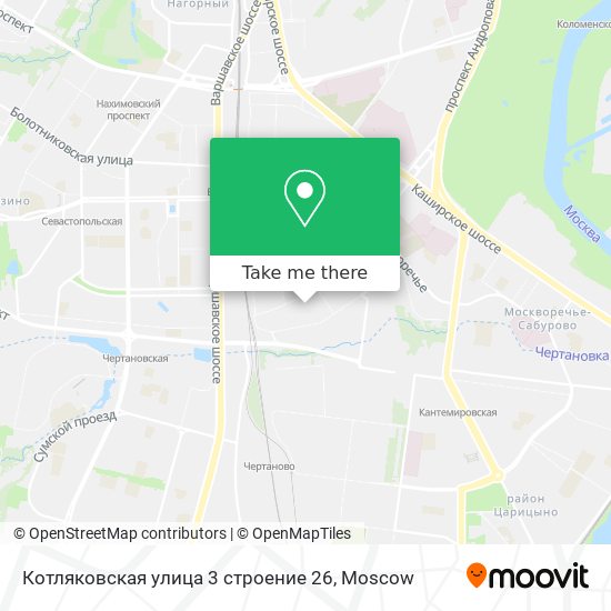 Котляковская улица 3 строение 26 map