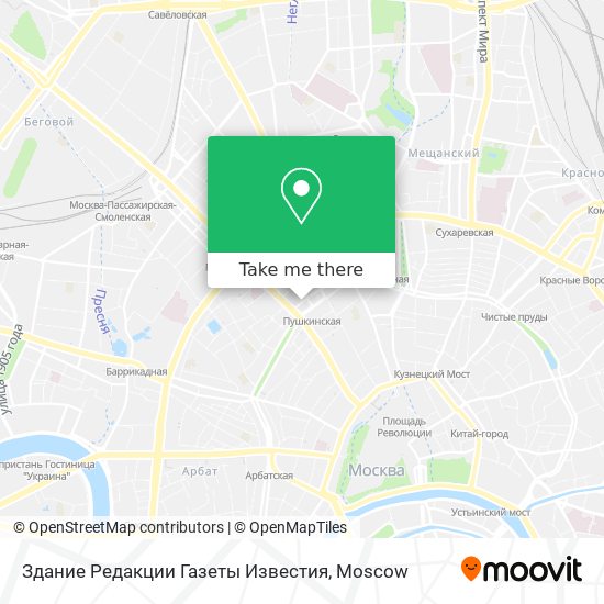 Здание Редакции Газеты Известия map