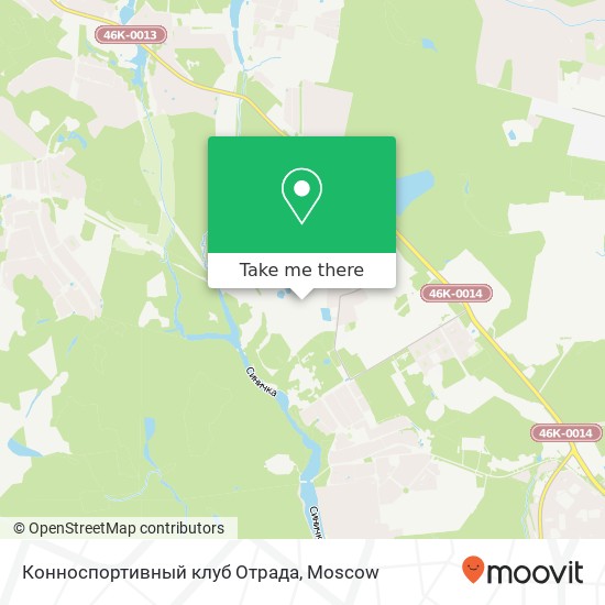 Конноспортивный клуб Отрада map