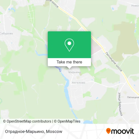Отрадное-Марьино map