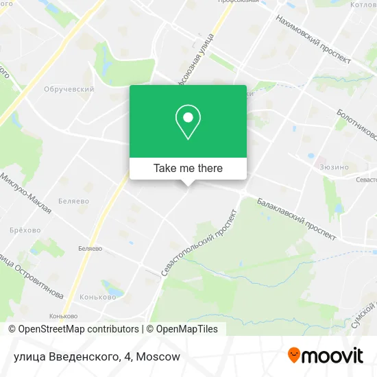 улица Введенского, 4 map