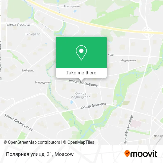 Полярная улица, 21 map