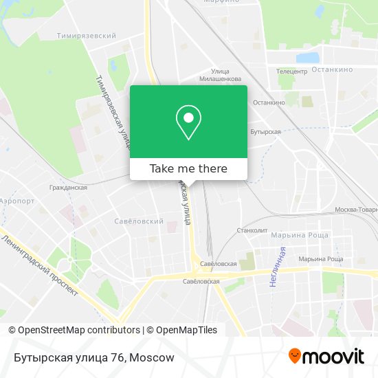 Бутырская улица 76 map