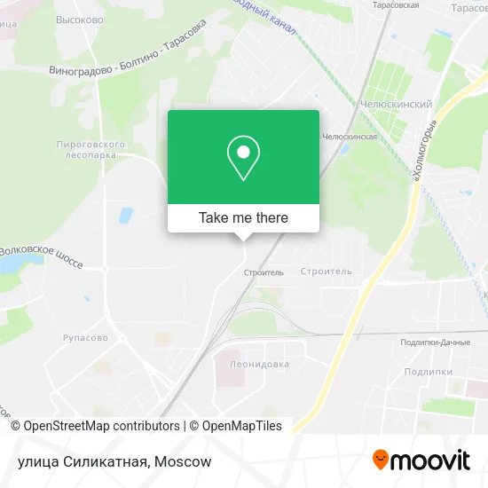 улица Силикатная map