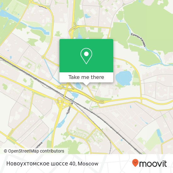 Новоухтомское шоссе 40 map