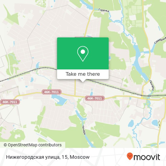 Нижегородская улица, 15 map