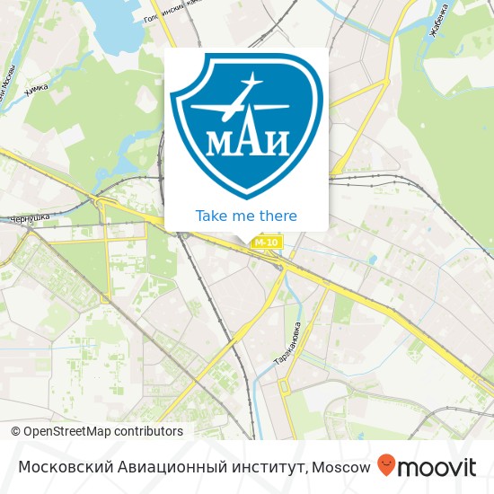 Московский Авиационный институт map