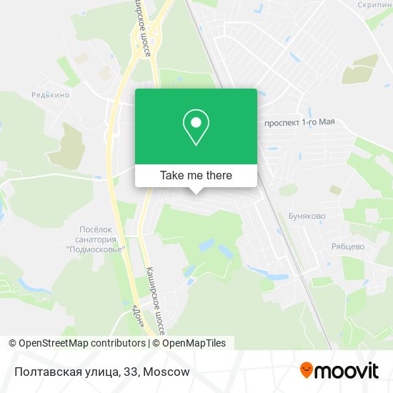Полтавская улица, 33 map
