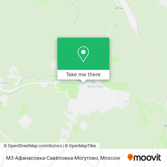 М3-Афанасовка-Савёловка-Могутово map