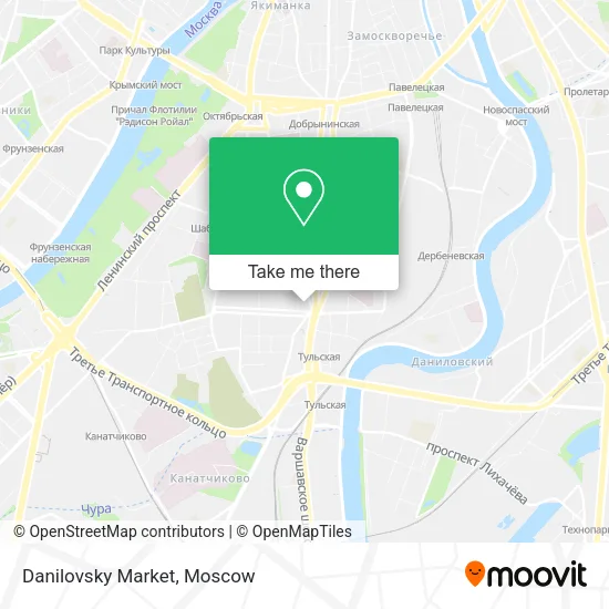 Danilovsky Market map