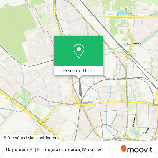 Парковка БЦ Новодмитровский map