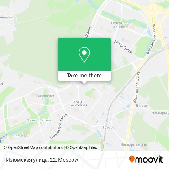 Изюмская улица, 22 map