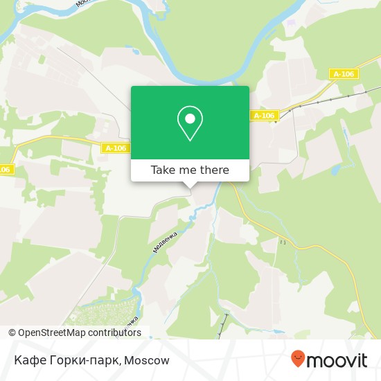 Кафе Горки-парк map