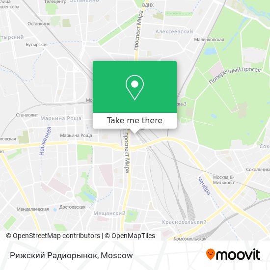 Рижский Радиорынок map