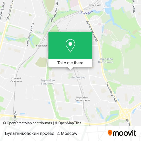 Булатниковский проезд, 2 map