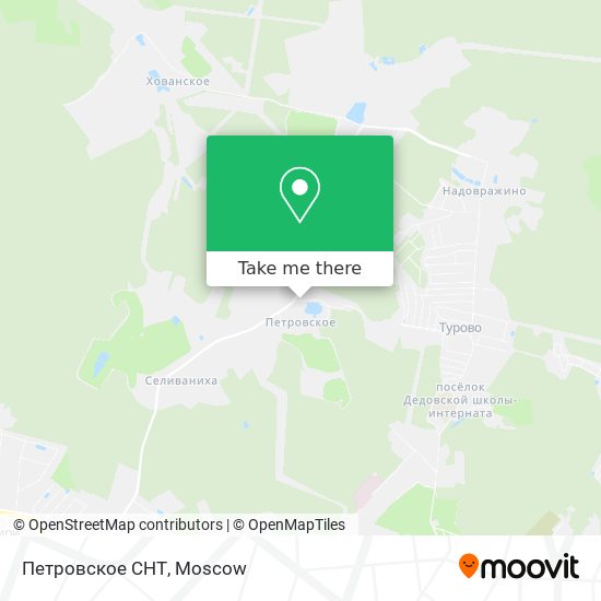 Петровское СНТ map
