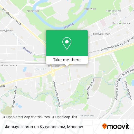 Формула кино на Кутузовском map
