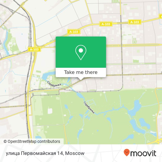 улица Первомайская 14 map