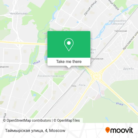 Таймырская улица, 4 map