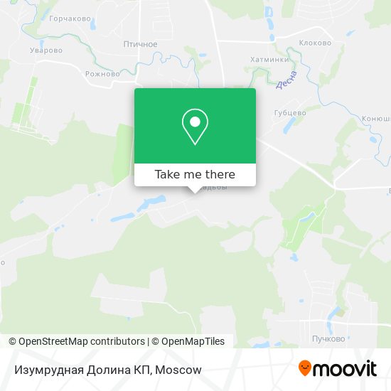 Изумрудная Долина КП map