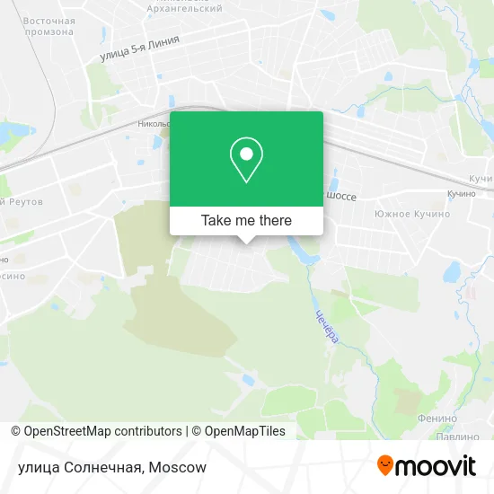 улица Солнечная map