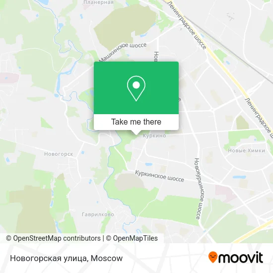 Новогорская улица map