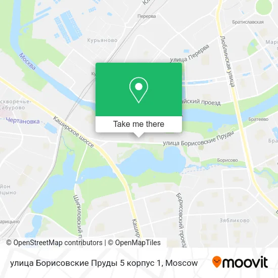 улица Борисовские Пруды 5 корпус 1 map