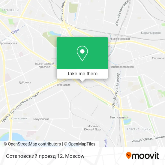 Остаповский проезд 12 map