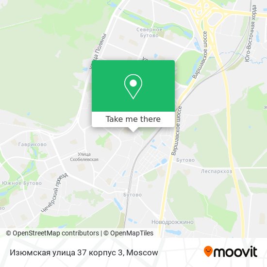 Изюмская улица 37 корпус 3 map
