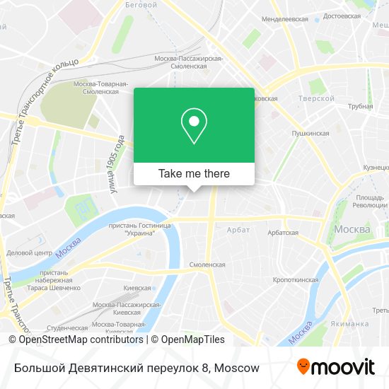 Большой Девятинский переулок 8 map