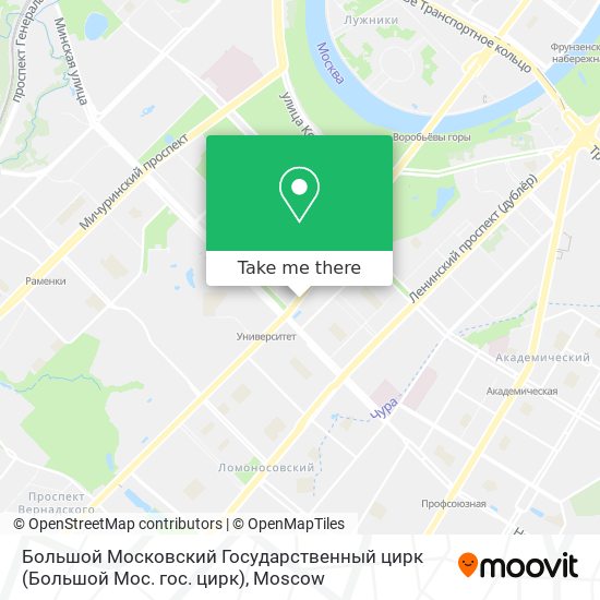 Большой Московский Государственный цирк (Большой Мос. гос. цирк) map