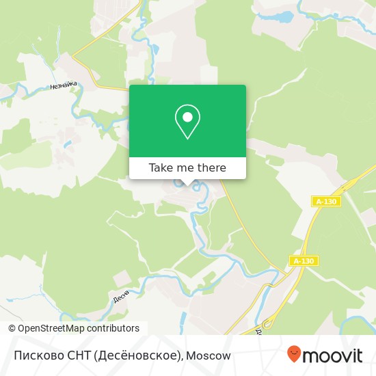 Писково СНТ (Десёновское) map