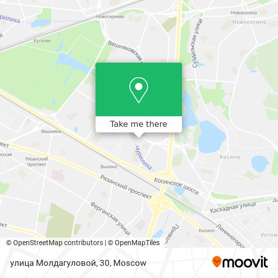 улица Молдагуловой, 30 map
