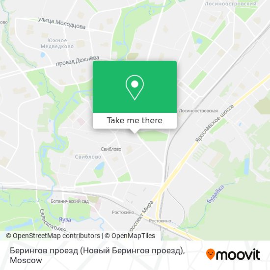 Берингов проезд (Новый Берингов проезд) map