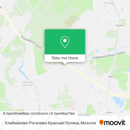 Хлебниково-Рогачево-Красная Поляна map