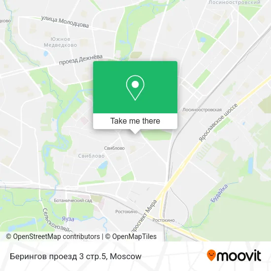 Берингов проезд 3 стр.5 map