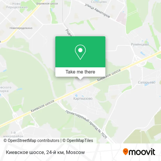 Киевское шоссе, 24-й км map