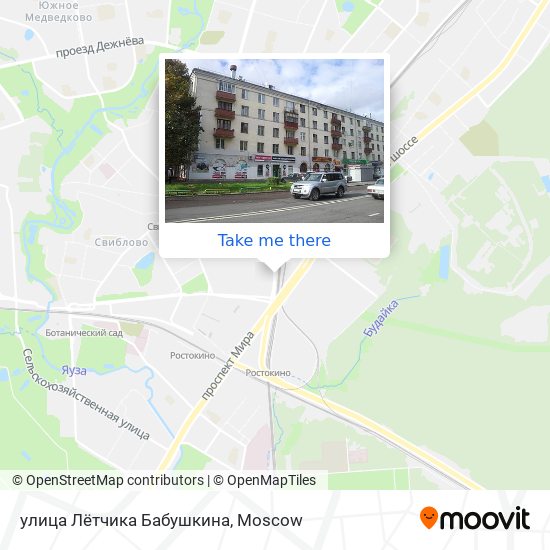 улица Лётчика Бабушкина map