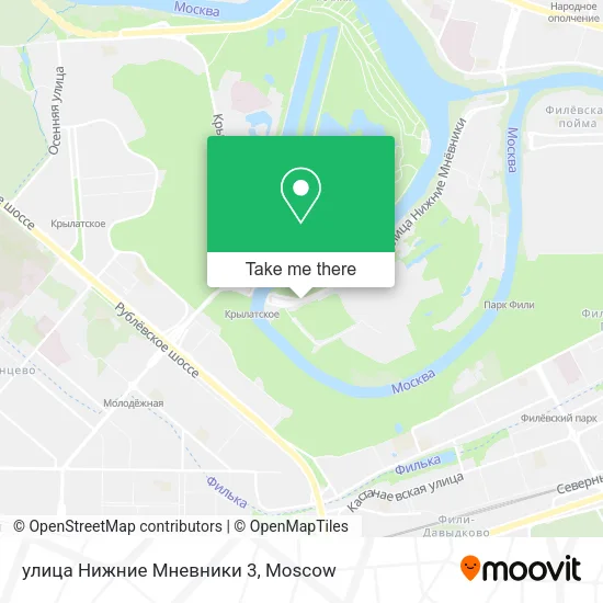 улица Нижние Мневники 3 map
