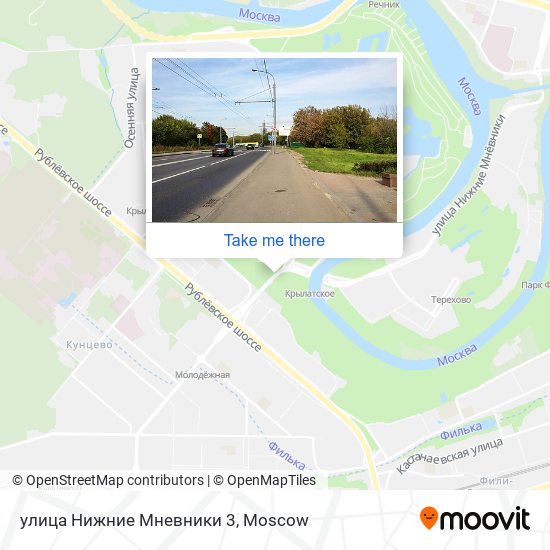 улица Нижние Мневники 3 map