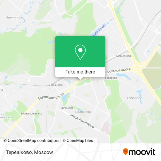 Терёшково map