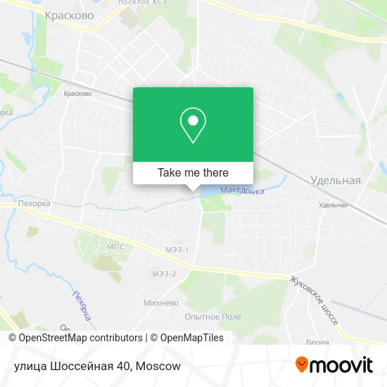 улица Шоссейная 40 map