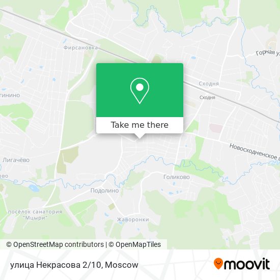 улица Некрасова 2/10 map