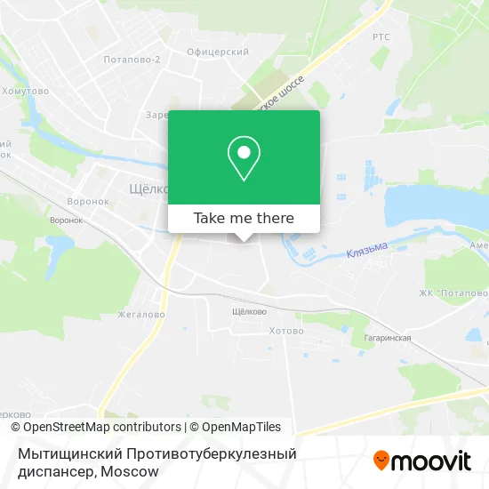 Мытищинский Противотуберкулезный диспансер map
