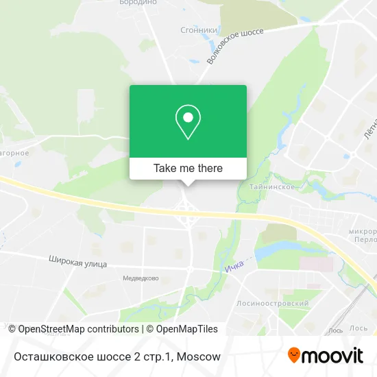 Осташковское шоссе 2 стр.1 map