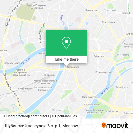 Шубинский переулок, 6 стр 1 map