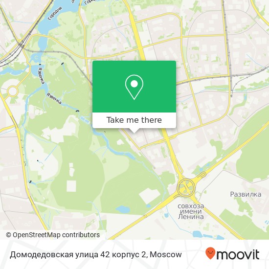 Домодедовская улица 42 корпус 2 map