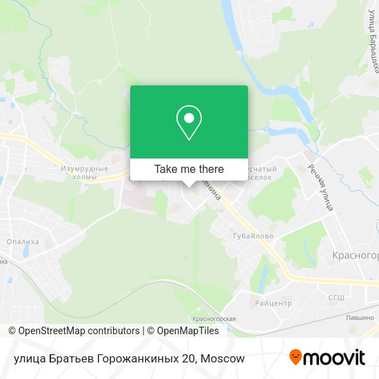 улица Братьев Горожанкиных 20 map