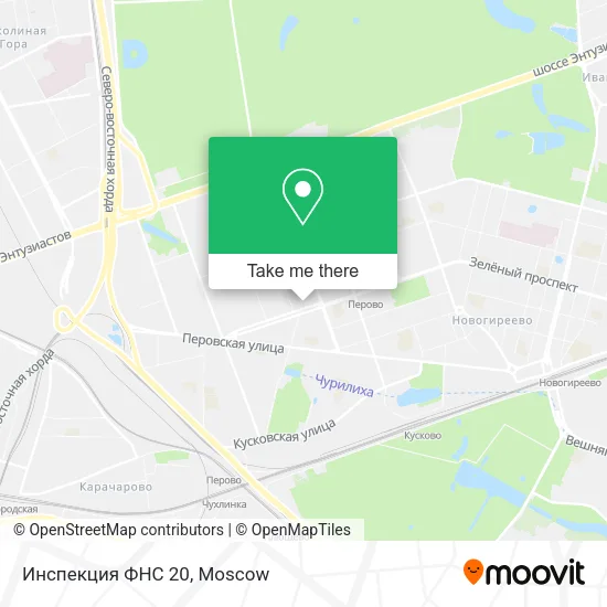 Инспекция ФНС 20 map